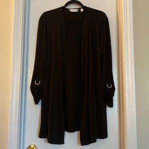 Susan Graver Liquid knit Cardigan With Pockets